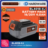 BLACK+DECKER BL4018-XJ ORIGINAL BATTERY LITHIUM-ION | 20V | 4.0AH - 1PC [ BL4018 ]