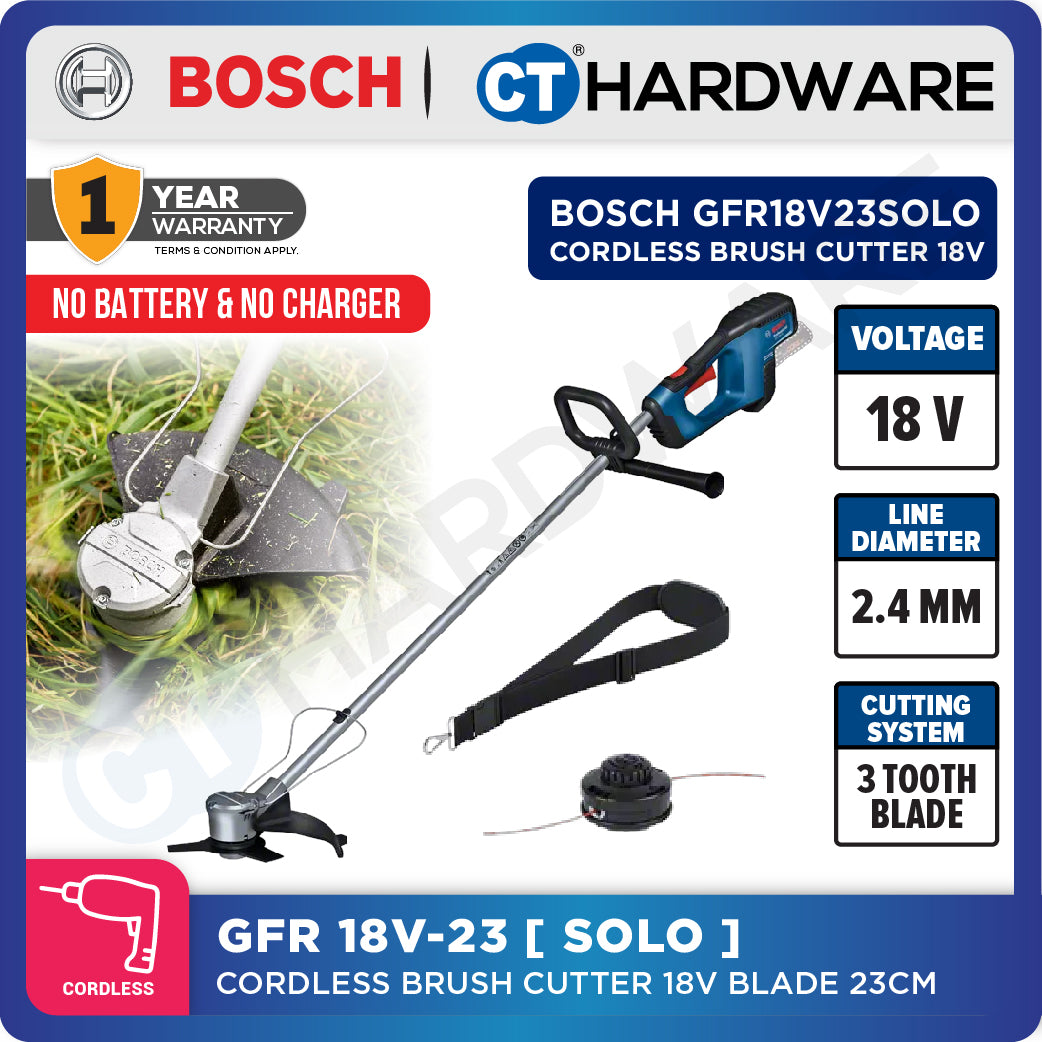 Bosch PRO GFR 18V-23 Cordless Brushless Brush Cutter 18V 23cm Solo [06008D1000]