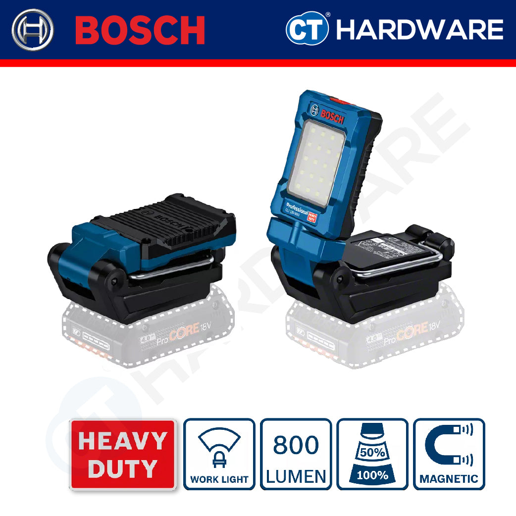 Bosch GLI 18V-800 SOLO Cordless Light 18V | 800LM [ GLI18V800SOLO ]