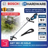 Bosch PRO GRT 18V-33 Cordless Brushless Grass Trimmer 18V 33cm Solo [06008D0000]