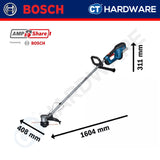 Bosch PRO GRT 18V-33 Cordless Brushless Grass Trimmer 18V 33cm Solo [06008D0000]