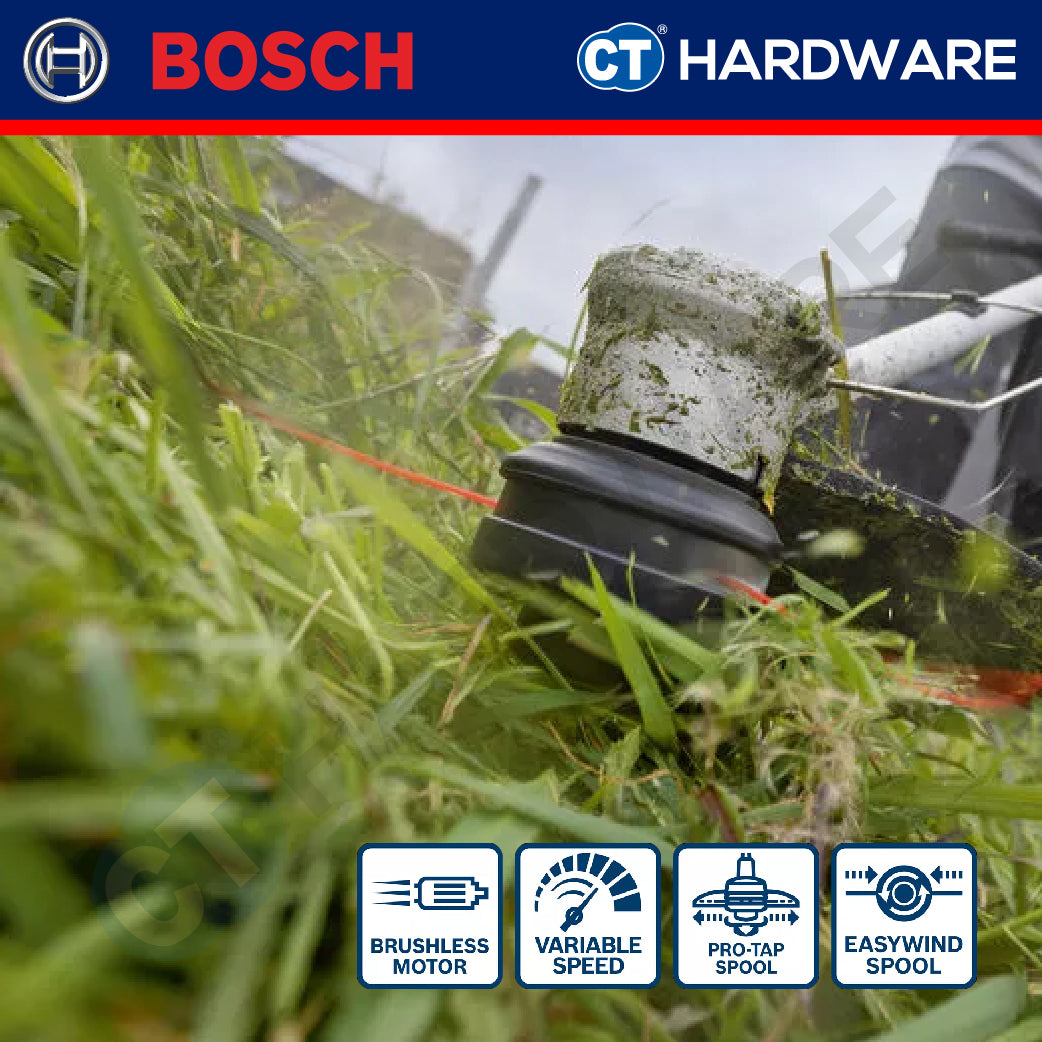 Bosch PRO GRT 18V-33 Cordless Brushless Grass Trimmer 18V 33cm Solo [06008D0000]