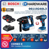 Bosch 06119240L3 Cordless Brushless Combo and Get Free 2 Selected Solo Tools