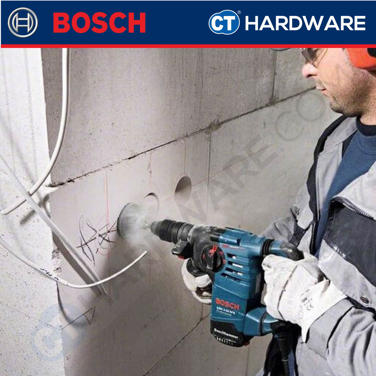 Bosch GBH 3-28 DFR Professional Rotary Hammer with SDS Plus 800W [061124A0L0 | GBH328DFR]