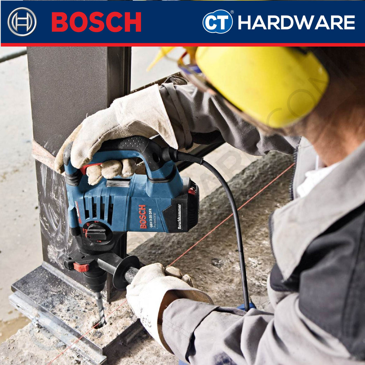 Bosch GBH 3-28 DFR Professional Rotary Hammer with SDS Plus 800W [061124A0L0 | GBH328DFR]