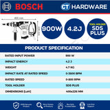 Bosch GBH 4-32 DFR Professional Rotary Hammer with SDS Plus 900W [06113321L0 | GBH432DFR]