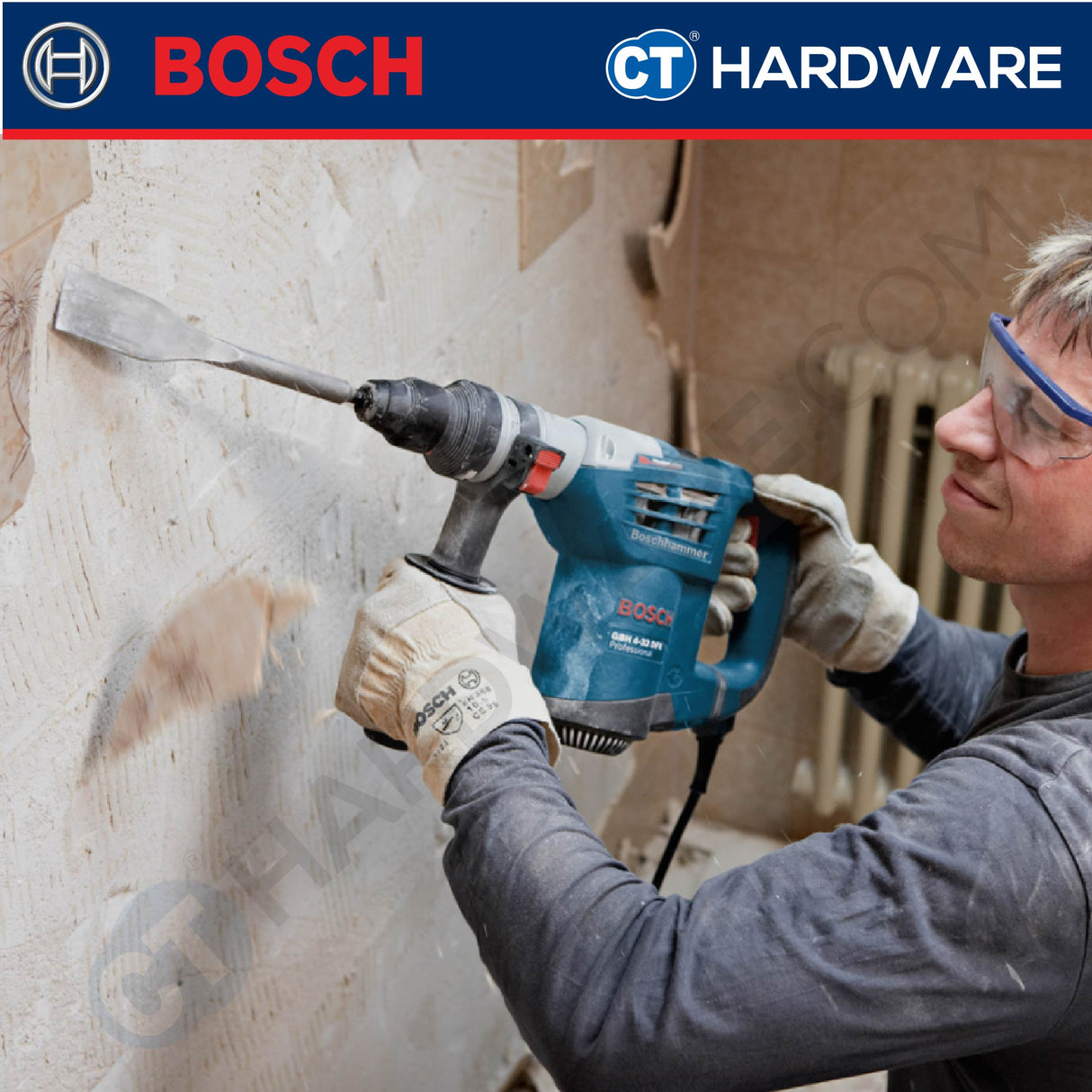 Bosch GBH 4-32 DFR Professional Rotary Hammer with SDS Plus 900W [06113321L0 | GBH432DFR]