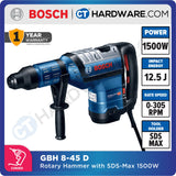 Bosch GBH 8-45 D Professional Rotary Hammer with SDS Max 1500W [06112651L0 | GBH845D]