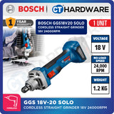 Bosch PRO GGS 18V-20 Cordless Brushless Straight Grinder 18V Solo [06019B5401]