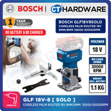 Bosch GLF18V-8 Palm Router | Brushless Motor | 1/4" & 6mm & 8mm Collets | Cordless 18V [06016C60L0]