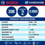 Bosch GLM 30-23 Professional Digital Laser Rangefinder 30M [0601072XK0 | GLM3023]