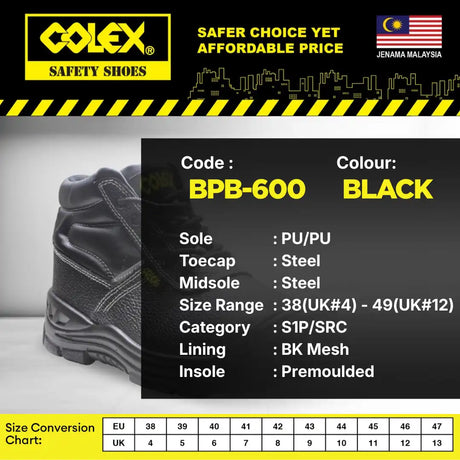 Colex BPB-600 Safety Shoe