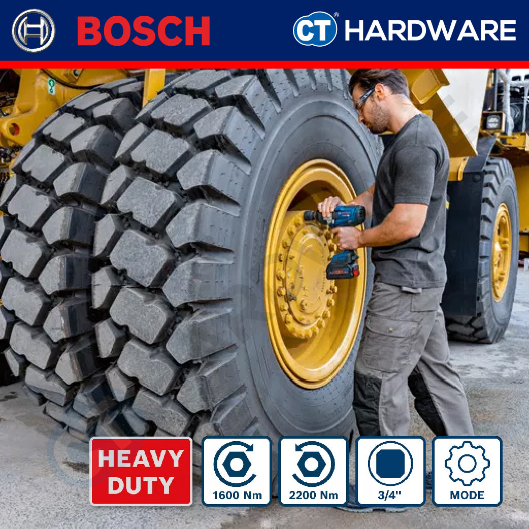 Bosch GDS 18V-1600 HC Cordless Impact Wrench 18V | 3/4" | 1600NM