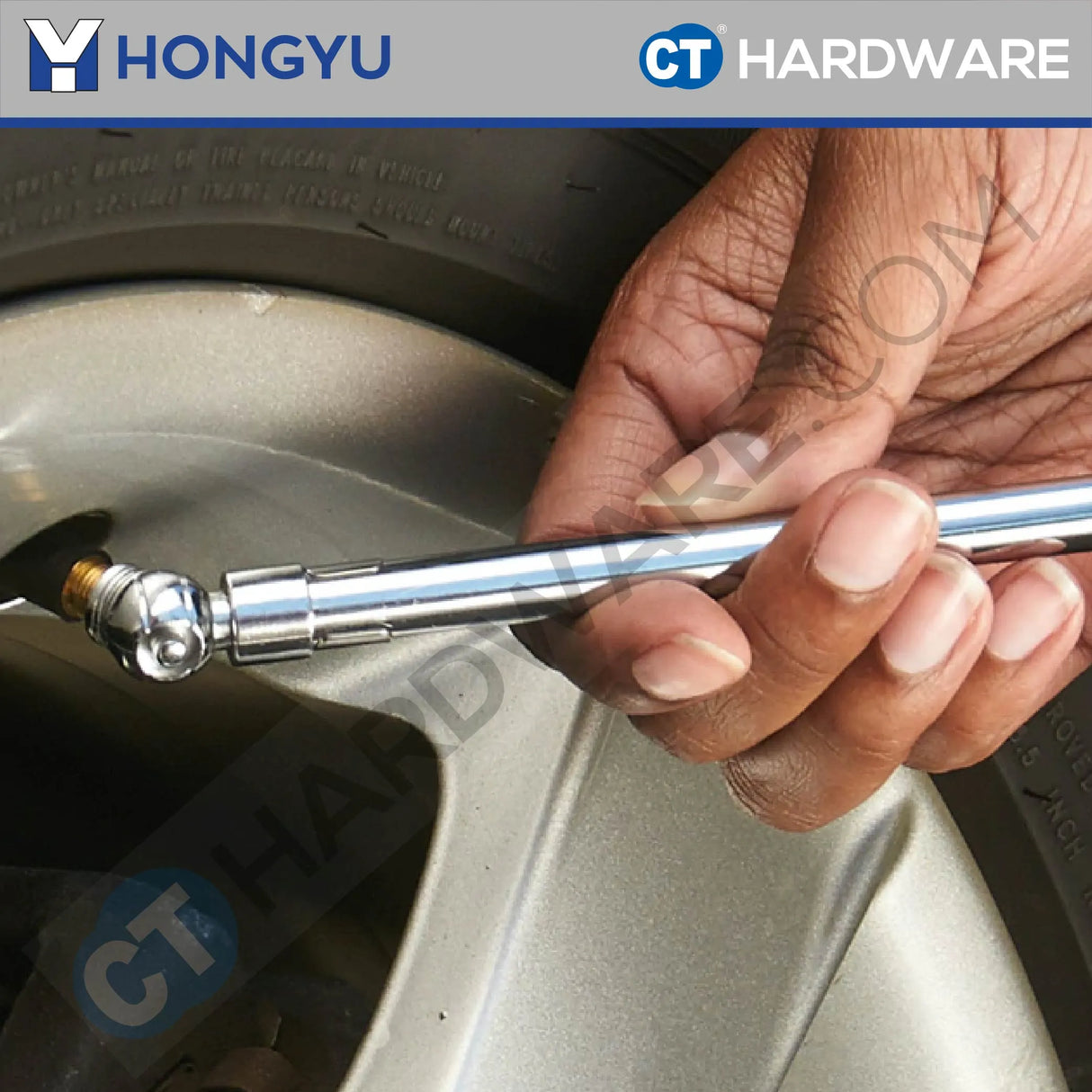 Hong Yu C3022 Tyres Pressure Foot (Measure Up To 100 Kpa)
