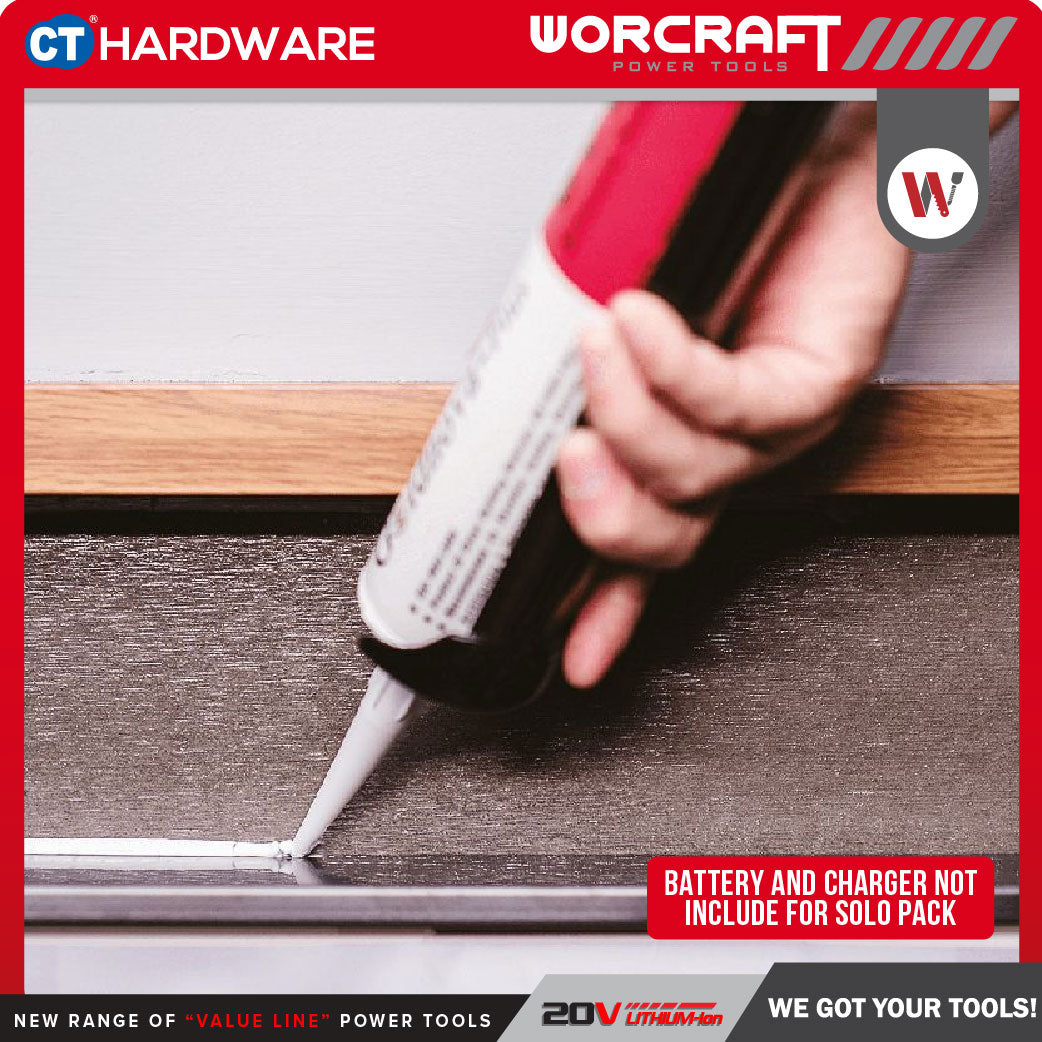 Worcraft CCG-S20LIA Cordless Caulking Gun