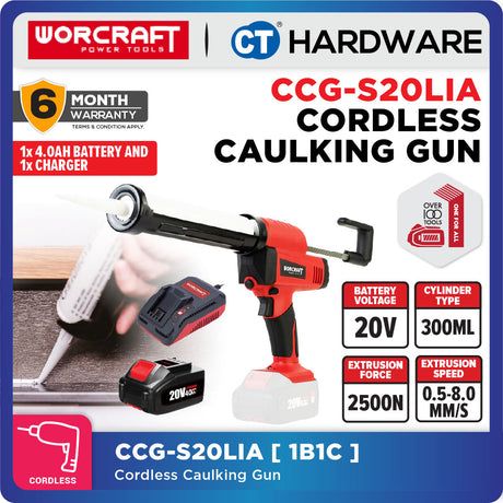 Worcraft CCG-S20LIA Cordless Caulking Gun