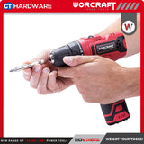 WORCRAFT CD12LiA Cordless Drill 12V | 10MM | 28NM Come with 2x 1.3AH Battery & 1x charger
