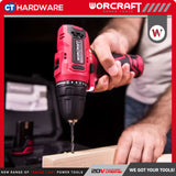 WORCRAFT CD12LiA Cordless Drill 12V | 10MM | 28NM Come with 2x 1.3AH Battery & 1x charger