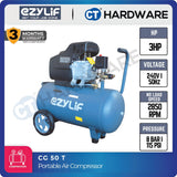 EZYLIF CG50T 50L 3HP Portable Air Compressor 8-Bar