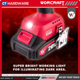 Worcraft CHD-S20LIBC-SOLO | CHD-S20LIBCM Cordless Brushless Hammer Drill 20V [ CHDS20LIBCSOLO | CHDS20LIBCM ]