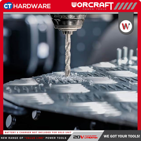 Worcraft CHD-S20LIBC-SOLO | CHD-S20LIBCM Cordless Brushless Hammer Drill 20V [ CHDS20LIBCSOLO | CHDS20LIBCM ]