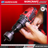 Worcraft CHD-S20LIBP Cordless Brushless Impact Drill Mesin Drill Tukul 20V come with 2x 2.0Ah Battery & 1x Charger
