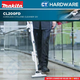 Makita CL200FDZ | CL200FDSA 12V Cordless Cyclone Vacuum Cleaner | Vakum Tanpa Wayar Sedutan Kuat | 无线吸尘器