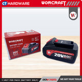 WORCRAFT CLB20V40D ORIGINAL BATTERY 20V | 4.0AH [ ONE FOR ALL BATTERY ] - 1PC