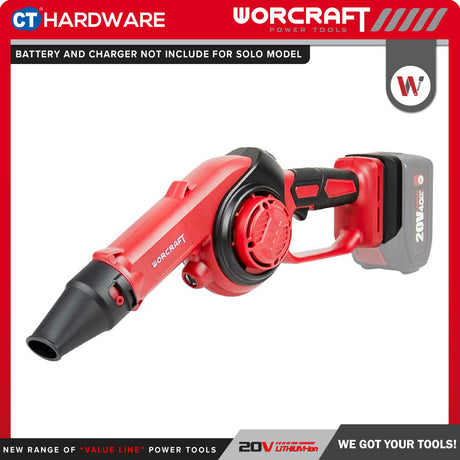 Worcraft CLB-S20LIA Cordless Brushless Blower 20V