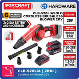 Worcraft CLB-S20LIA Cordless Brushless Blower 20V