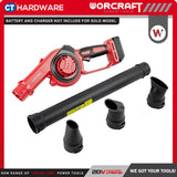 Worcraft CLB-S20LIA Cordless Brushless Blower 20V