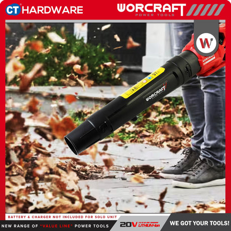 Worcraft CLB-S40LiBA Cordless Brushless Blower 40V with Kit Options