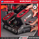 WORCRAFT CLC-20V-45D TWO PORT BATTERY CHARGER 20V (CLC20V45D)