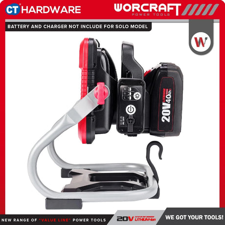 Worcraft CLED-S20Li-30WA Cordless LED Work Light 20V (Solo) [CLEDS20LI30WA]
