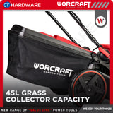 WORCRAFT CLM-S40LiBL-SOLO Cordless Brushless Lawn Mower 20V+20V 17" 3300RPM [CLMS40LIBLSOLO]