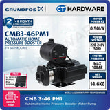 Grundfos CMB3-46PM1 Water Pressure Booster Pump 0.5kW