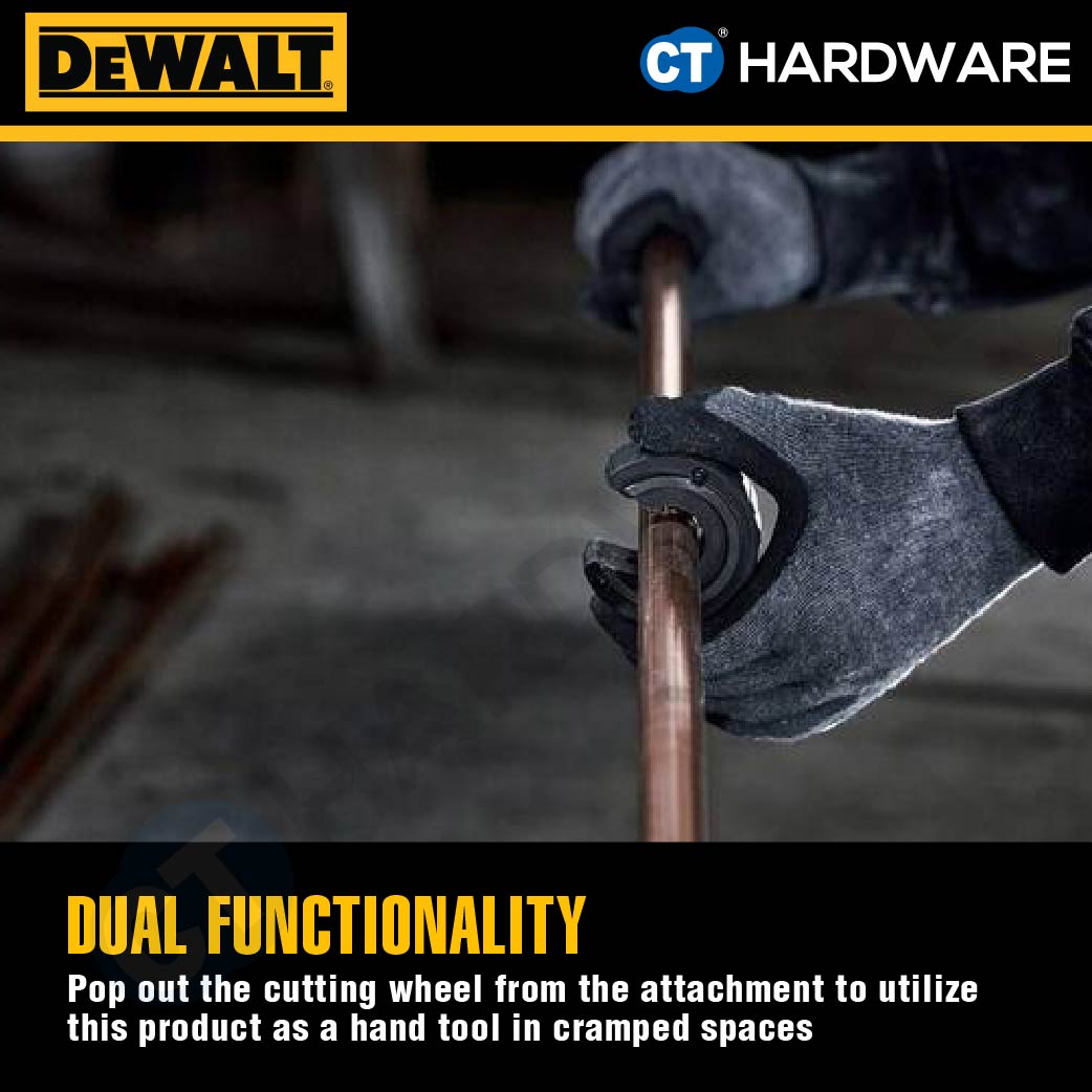 DEWALT DWACPR10 | DWACPR12 | DWACPR34 COPPER CUTTER WHEEL ATTACHMENT ACCESSORIES FOR ATTACH WITH DWACPRIR