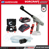 Worcraft CPCS20LIEM Cordless Pressure Cleaner 20V | 15 Bar | 4L/M Come With 1x 2.0Ah Battery 2.0V & 1x Charger