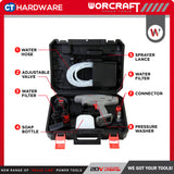 Worcraft CPCS20LIEM Cordless Pressure Cleaner 20V | 15 Bar | 4L/M Come With 1x 2.0Ah Battery 2.0V & 1x Charger