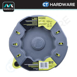 MASTERPLUG CSU050134SLPX SMALL CASSETTE  REEL WITH 5M WIRE,4 SOCKET 13AMP