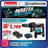 Makita DHR400ZKN LXT 18Vx2 Cordless Brushless SDS-MAX Rotary Hammer 40mm 8.0J With 2×5.0Ah Batteries and Charger Kit