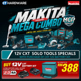 Makita CXT 12Vmax 2.0Ah Battery and Charger Kit With Tool Bag