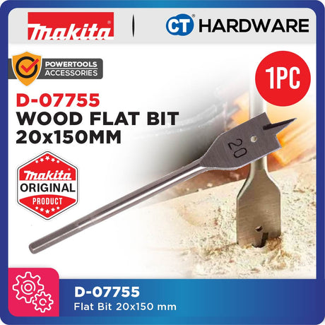 MAKITA ORIGINAL WOOD FLAT BIT - 1PC