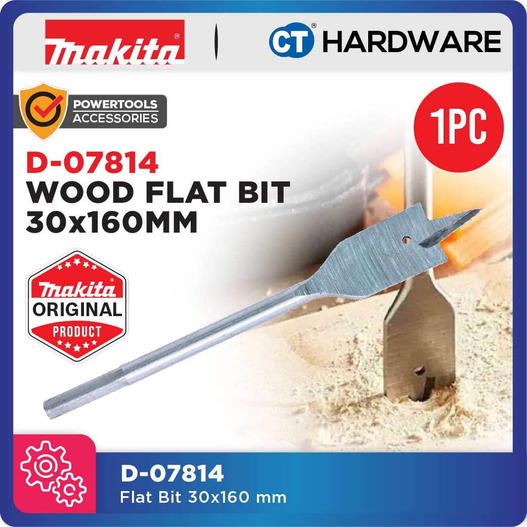 MAKITA ORIGINAL WOOD FLAT BIT - 1PC