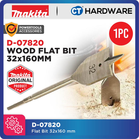 MAKITA ORIGINAL WOOD FLAT BIT - 1PC