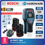 Bosch DTECT 120 Professional Detector Cordless Wall Scanner 12V