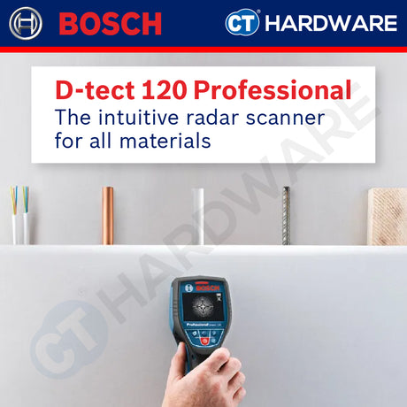 Bosch DTECT 120 Professional Detector Cordless Wall Scanner 12V