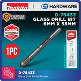 Makita D-78433 Glass Drill Bit 6x58 mm