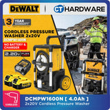 Dewalt DCMPW1600N Cordless Brushless Pressure Washer 20Vx2