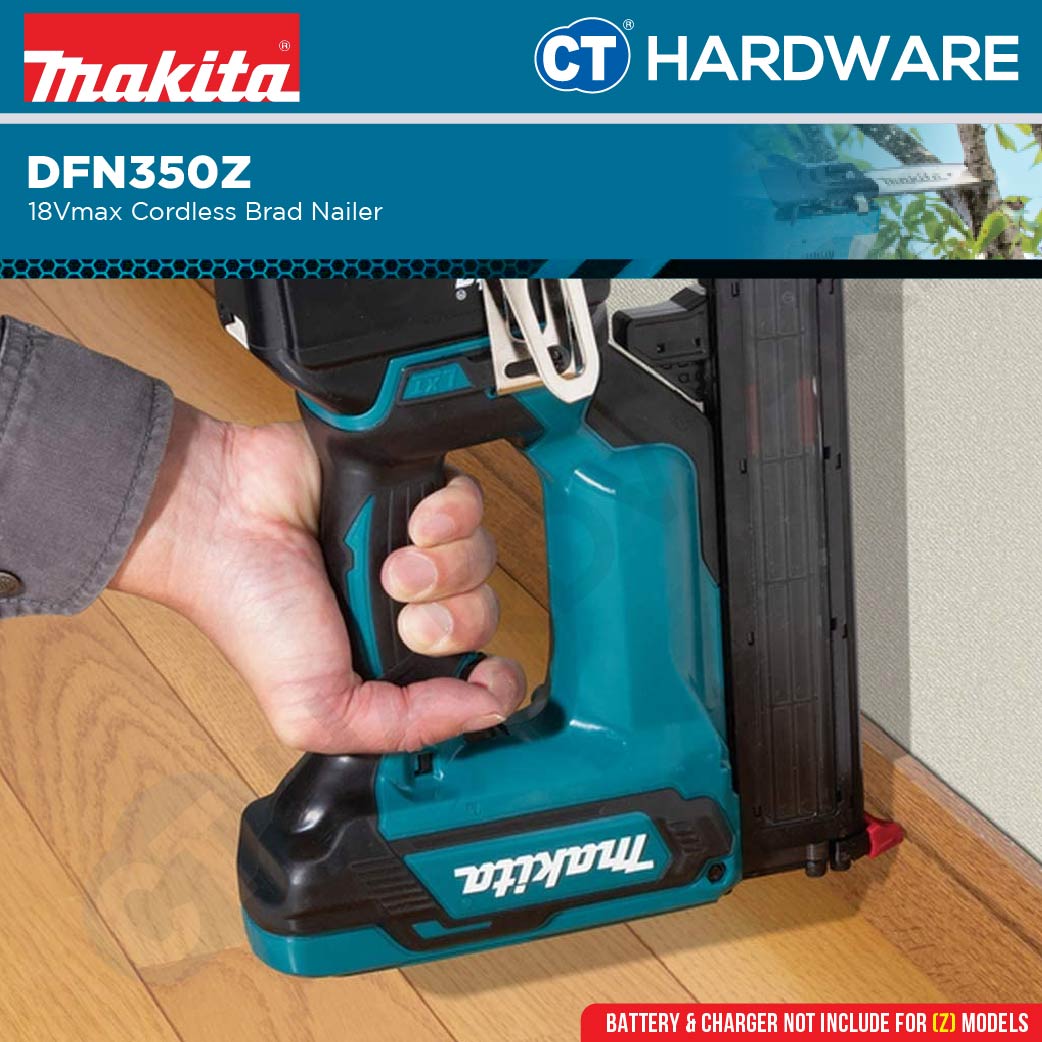 Makita DFN350Z LXT 18V Cordless Brad Nailer 15-35mm F-Nail (Body Only)